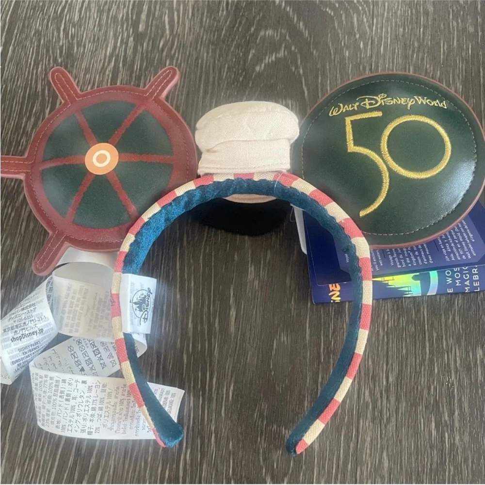 New! Disney Parks Main Attraction 50th Anniversary Jungle Cruise Mickey Ears